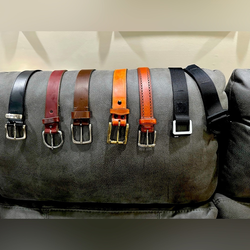 Mens belts as a bundle or purchase single